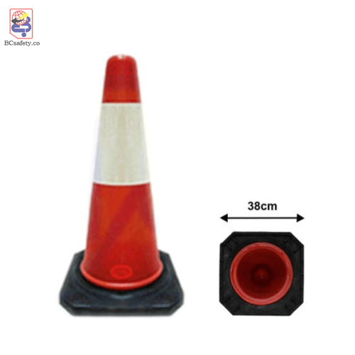 مخروطی کف لاستیکی شبرنگ دار