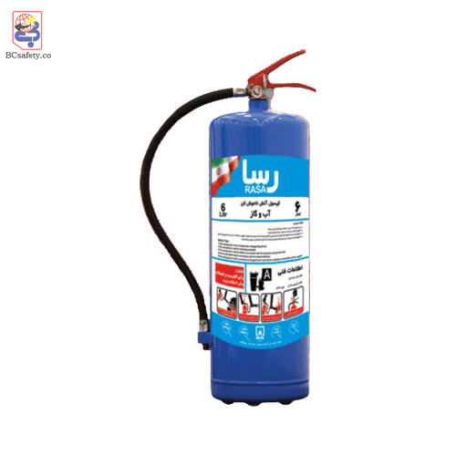 کپسول آتش نشانی آب و گاز اپوکسی برند رسا (RASA)